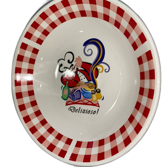 Delizioso! Tabletop Pasta Bowl. Approximately 12” x2.5”. - Picture 9 of 10